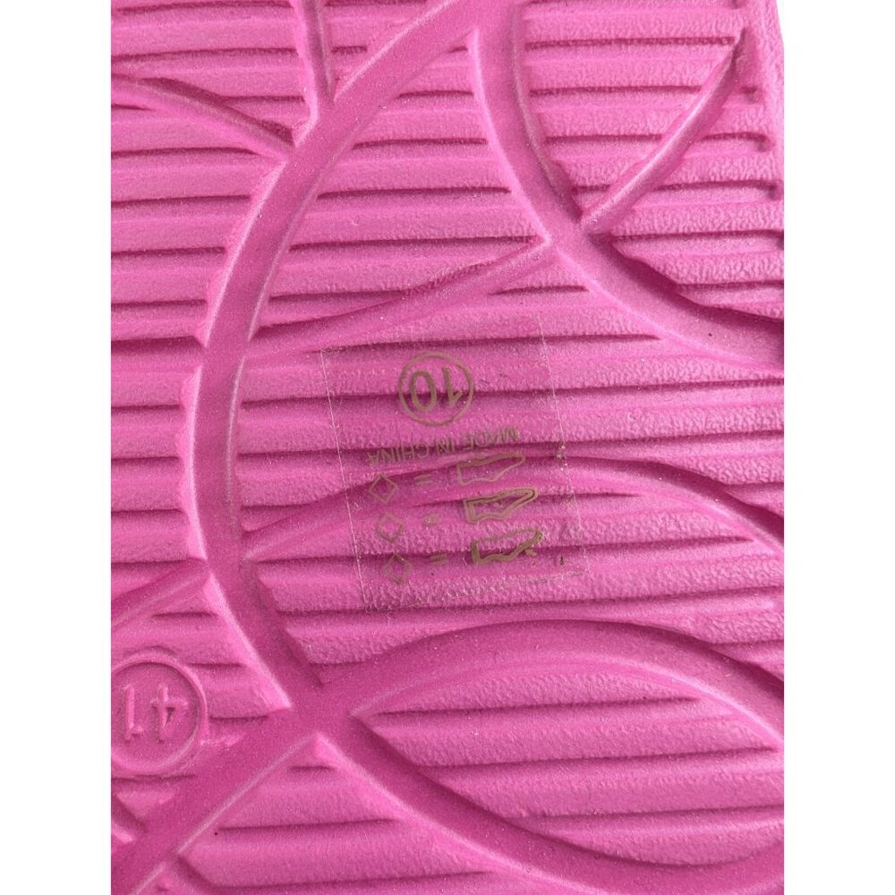 FUNKY MONKEY Women’s Pink Thong Flip Flop Arch Support Sandals Sz 10 New - Picture 8 of 9